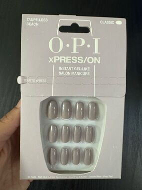 OPI Taupe-Less Beach xPRESS/ON Press-On Nails